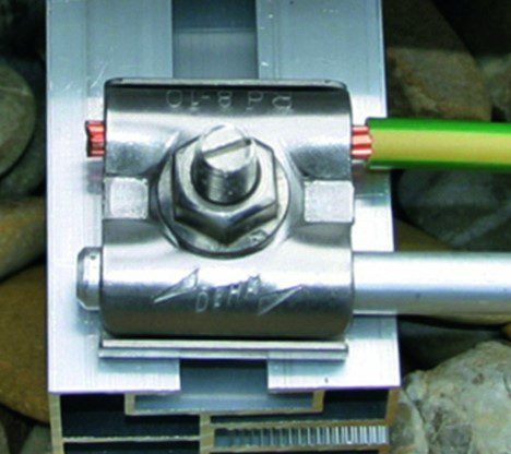 Montagebild für Erdungsklemme