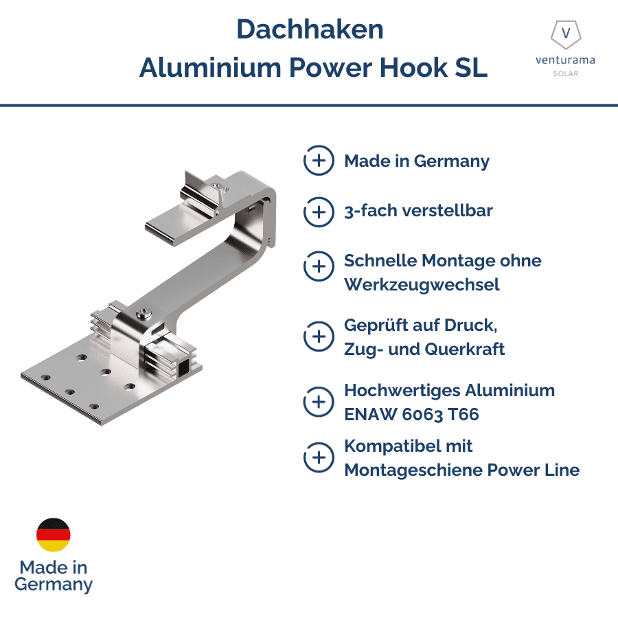 Vorteile Dachhaken Aluminium Power Hook SL