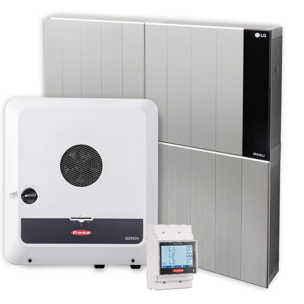 Produktbild Symo GEN24 12.0 Plus SC und LG Resu Flex 12.9 - Wechselrichter mit Speicher