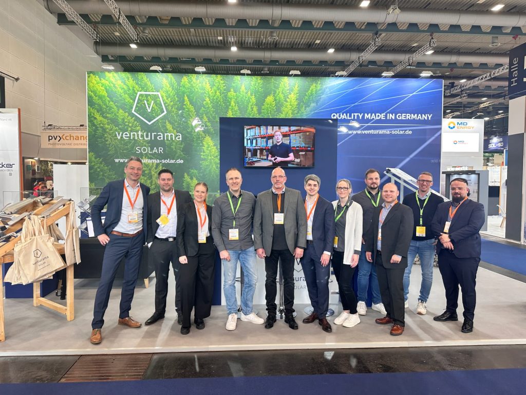 venturama Solar Team auf der interSolar Messe