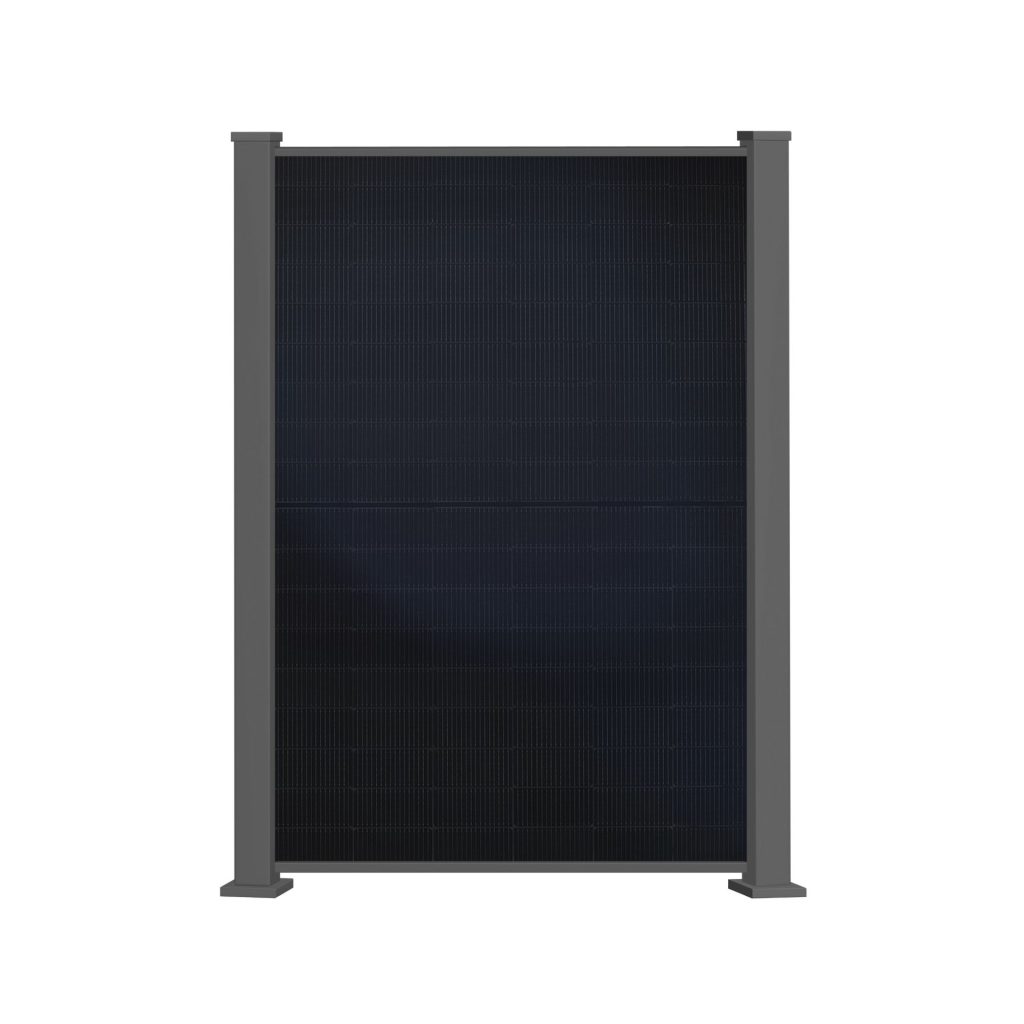 Produktbild PowerPVence Solarzaun 1,80m hoch Zaunfeld mit PV Modul