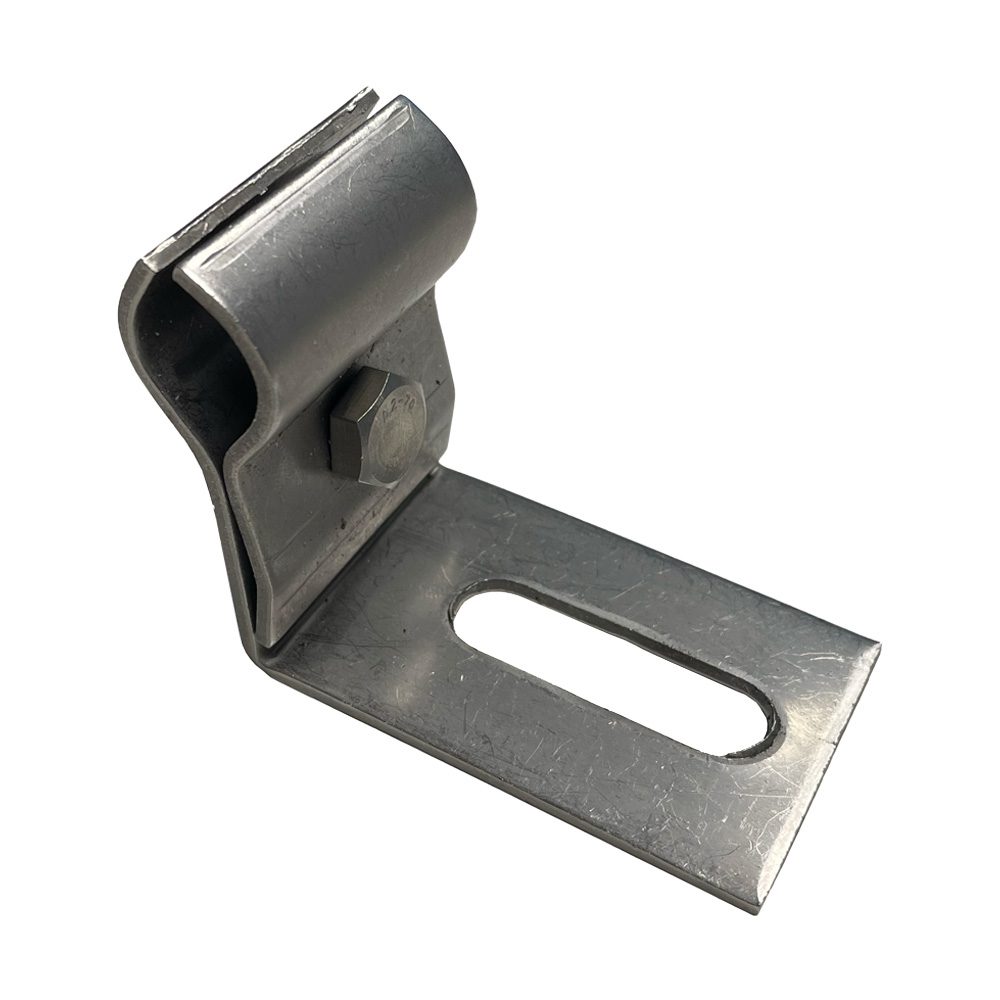 Produktbild Rundfalzklemme aus Edelstahl (A2 1.4301) für PV Montage auf Blechfalzdächern 2