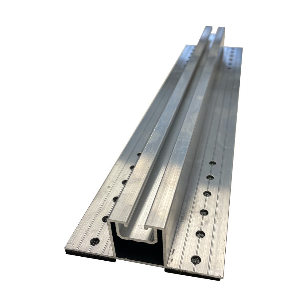 Produktbild für Kurzschiene - Trapezblech gelocht - 400x90x30mm