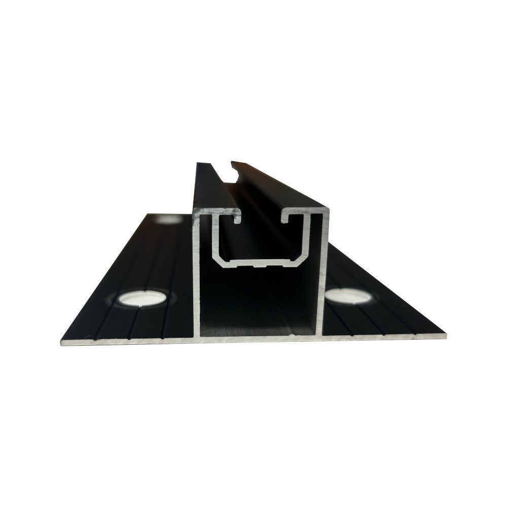 Produktbild Vorderseite Montageschiene EvoWall schwarz