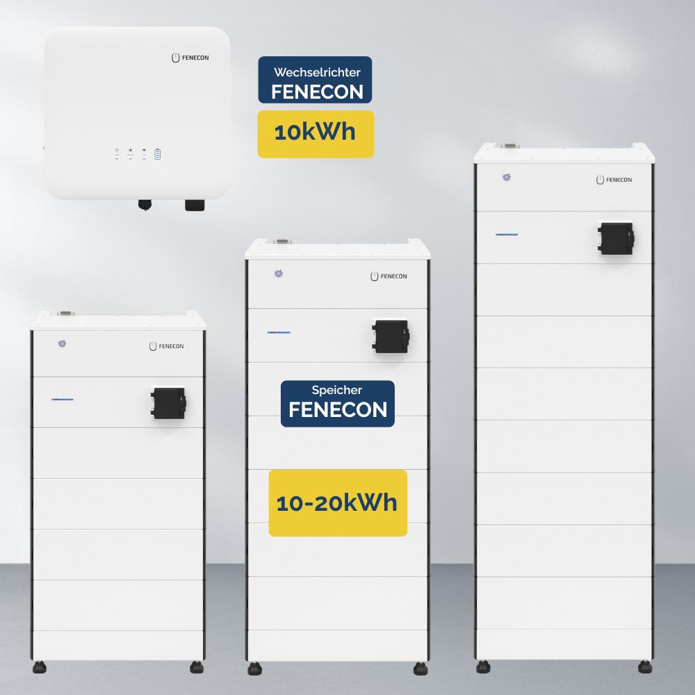 Produktbild Fenecon PV Anlage 10 kWp mit FENECON Home Wechselrichter und Speicher 10-20 kWh