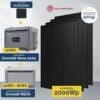 Produktbild 2000W Balkonkraftwerk mit Speicher - Growatt NEXA 2000 All-in-One & 4x Jolywood 500W