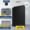 Produktbild 950W Balkonkraftwerk mit Speicher - Growatt NEXA 2000 All-in-One & 2x AIKO 475W