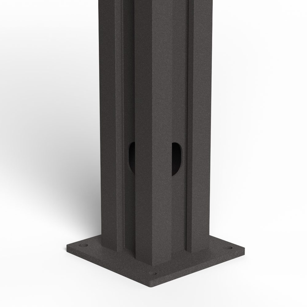 Alternative view of FlexPVence Eckpfosten für Solarzaun 2 m hoch