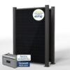 Produktbild PowerPVence Solarzaun 1,80m hoch mit zwei PV Modulen und Speicher
