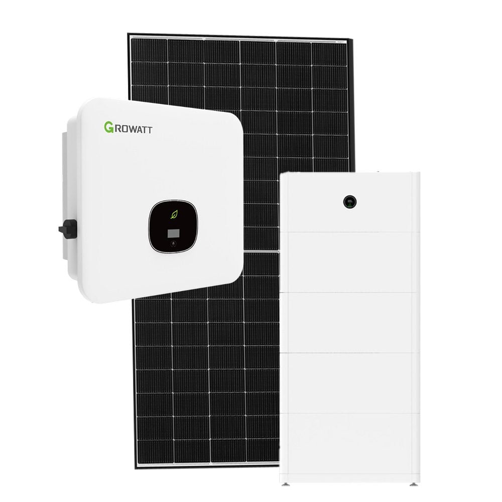 Produktbild: PV Anlage 10 kWp mit Growatt Hybrid Wechselrichter und APX HV Speicher 20 kWh