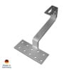 Produktbild für V8 D+ Mittellast-Dachhaken geschweißt höhenverstellbar (A2 1.4301) MT160