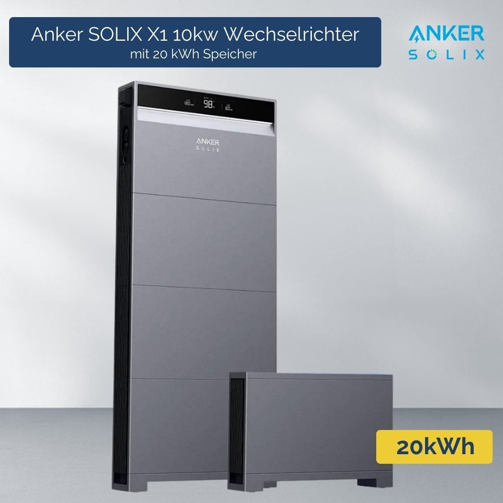 Produktbild Anker X1 10 kW Wechselrichter und 20 kWh Speicher