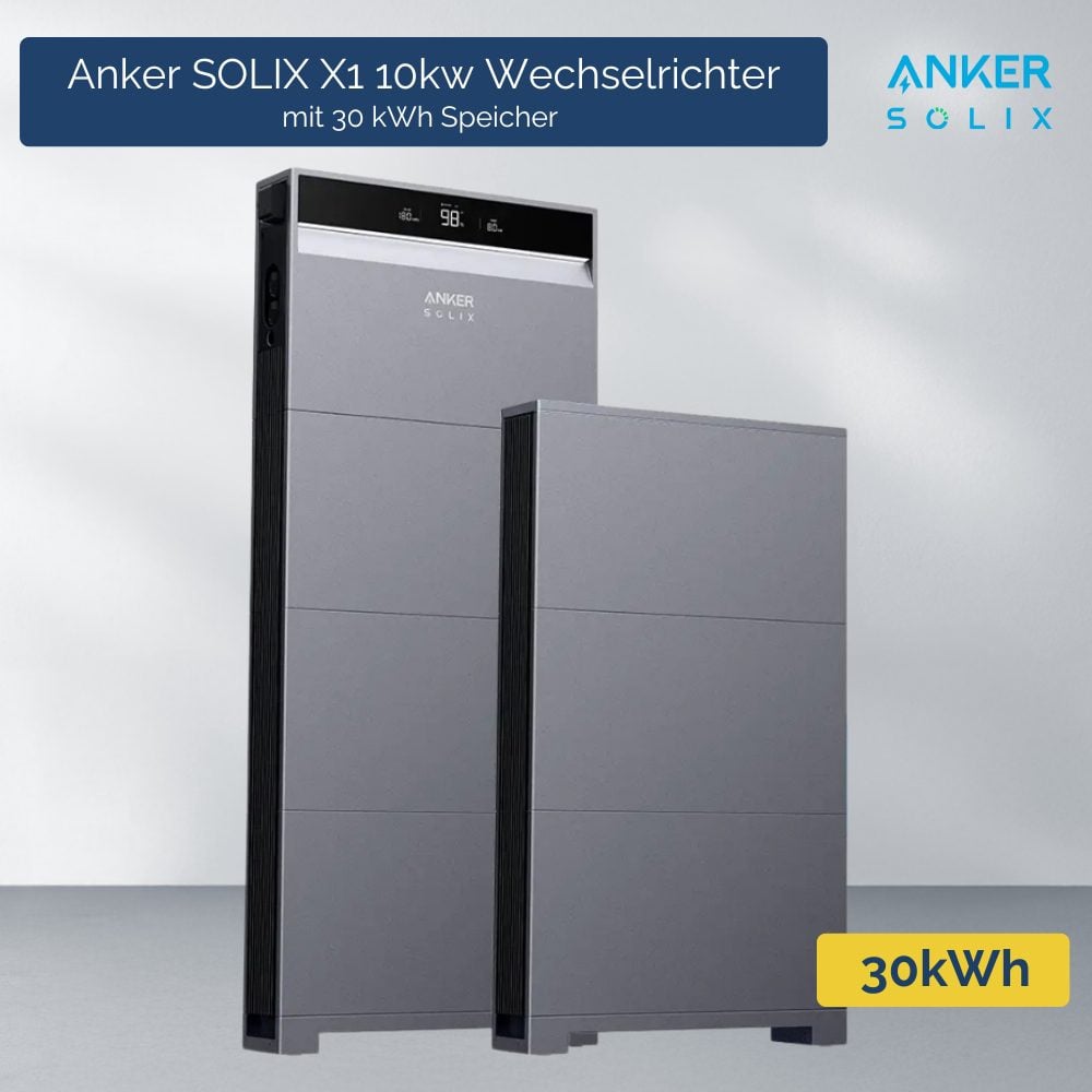 Produktbild Anker X1 10 kW Wechselrichter und 30 kWh Speicher