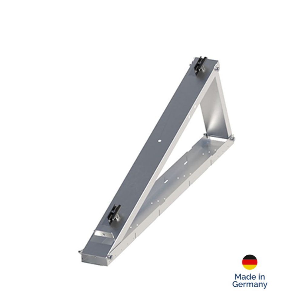 Produktbild FlatFlex mit 35° Neigungswinkel - Leichte und stabile Flachdach-Aufständerung mit 35° Neigungswinkel für die Befestigung von PV-Modulen auf einem Flachdach