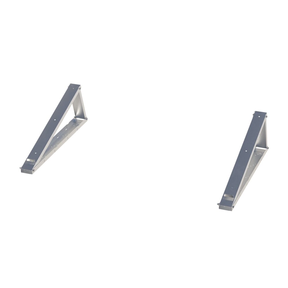 Produktbild FlatFlex Montageset alufarben