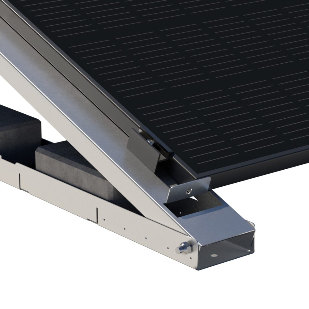 Produktbild FlatFlex mit Modul und Endklemme unten