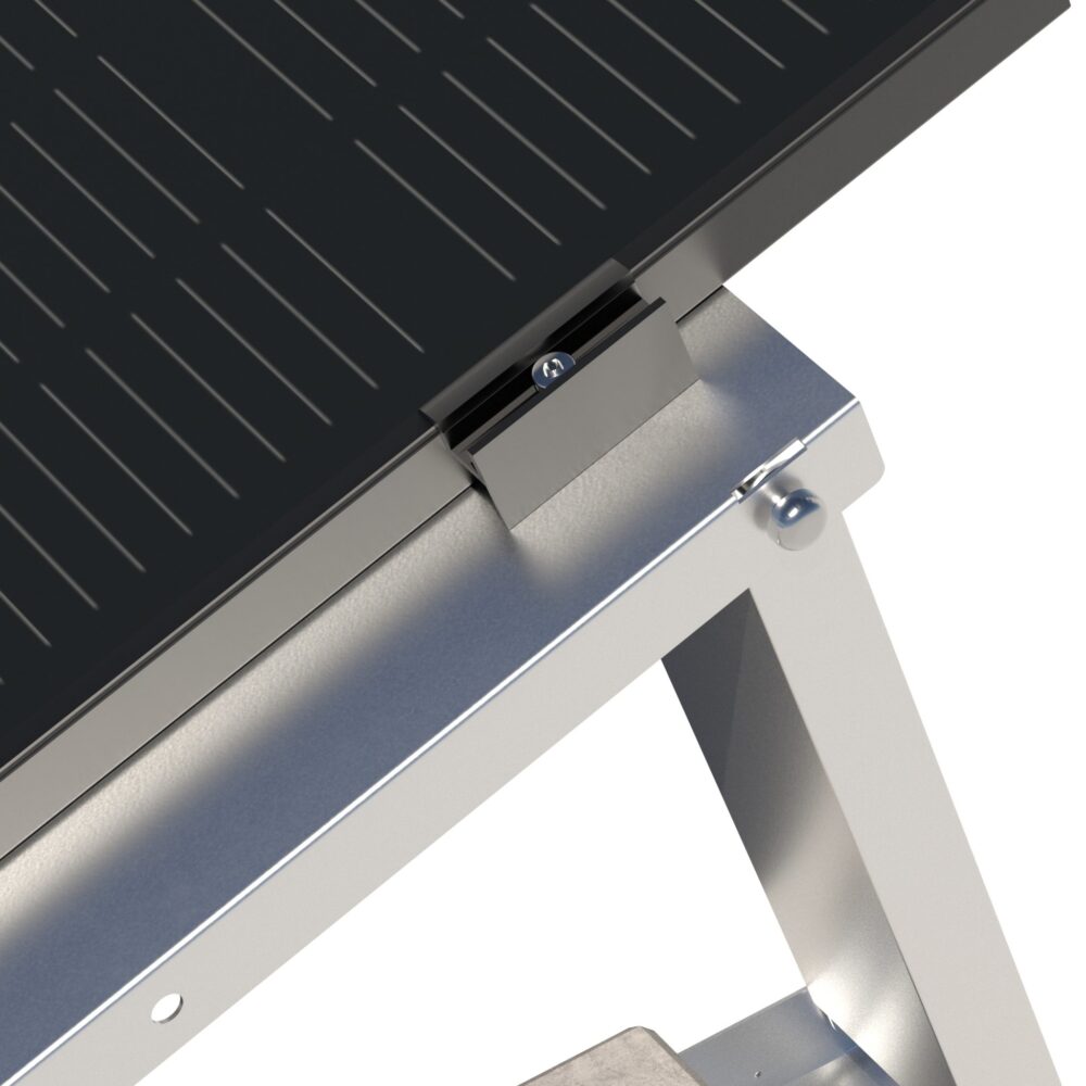 Produktbild FlatFlex mit Modul und Endklemme oben