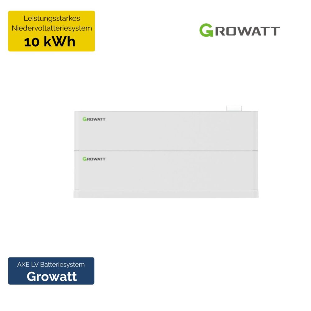 Produktbild Growatt AXE LV Batteriespeicher LiFePO4 – modular 10 kWh