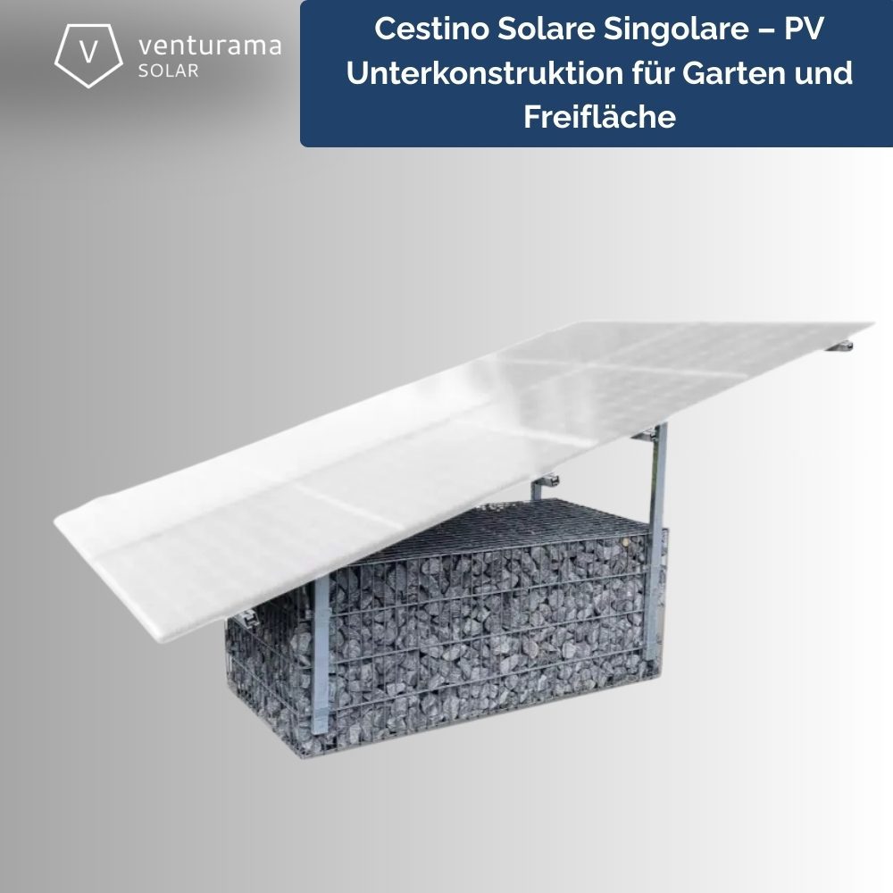 Produktbild Cestino Solare Singolare – PV Unterkonstruktion für Garten und Freifläche