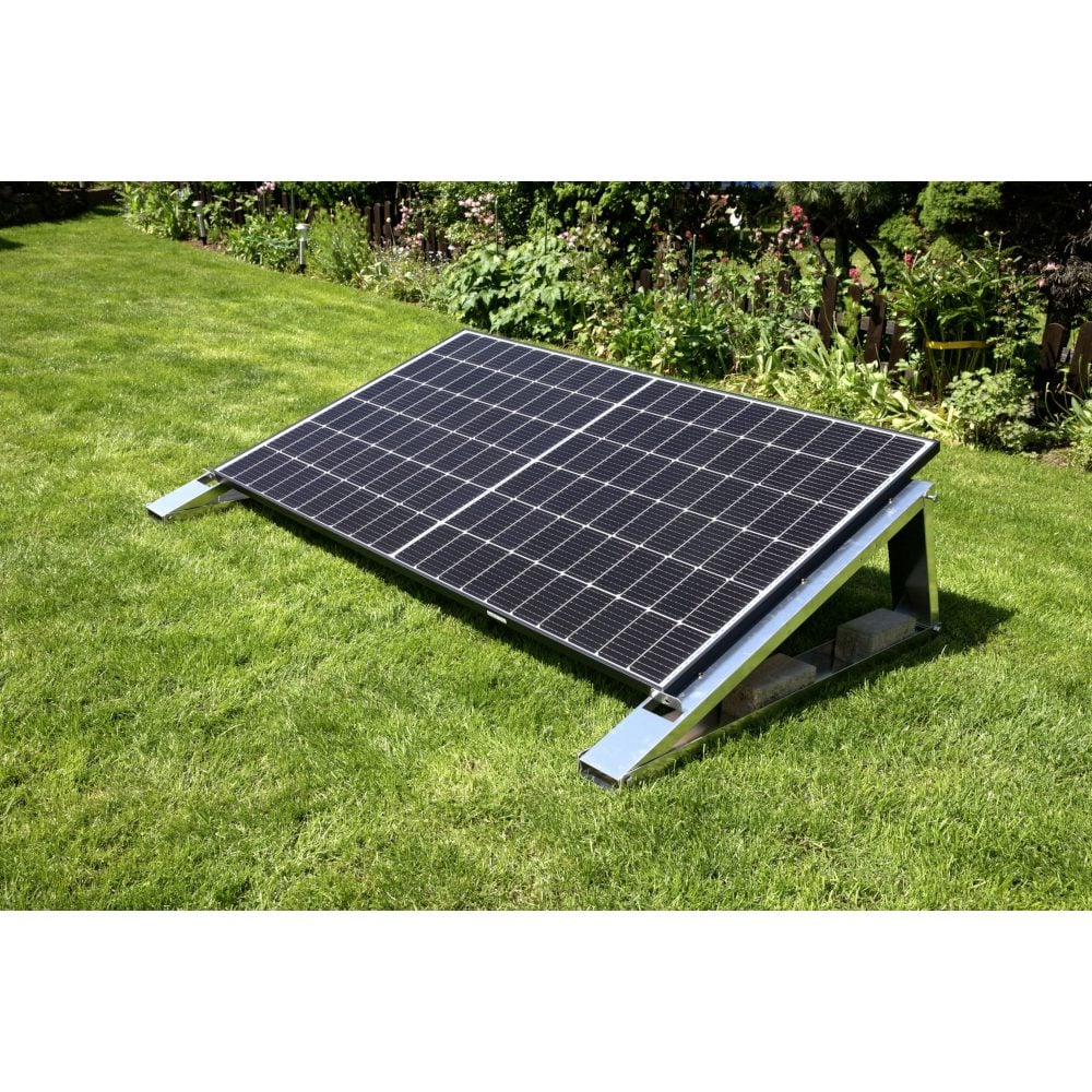 FlatFlex - Flachdach-Aufständerung Set für 2 PV Module 35° nebeneinander – Bild 7