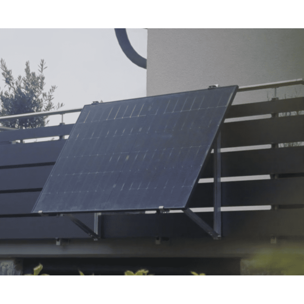 Balkonkraftwerk Halterung Balkon Multiflex für 1x PV Modul