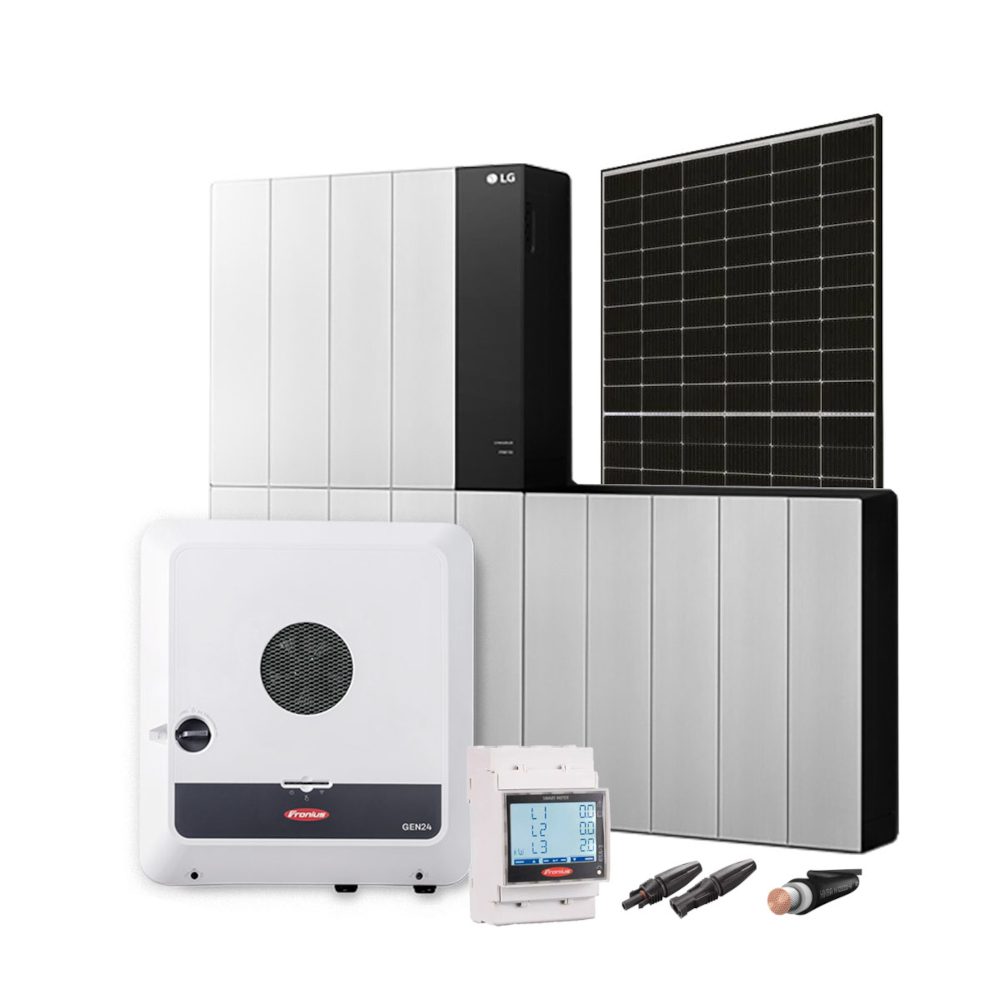 Produktbild PV Anlage 10kW mit Fronius Wechselrichter und LG Speicher 8.6