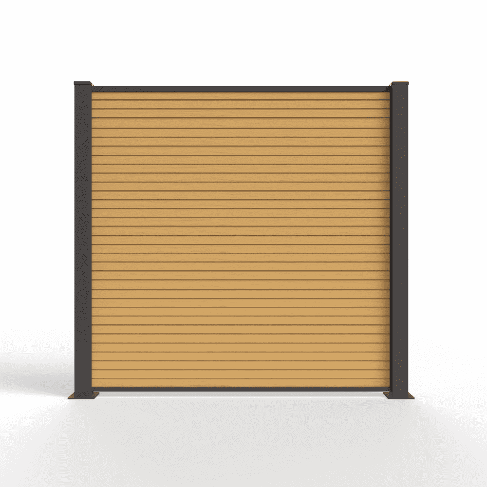 Alternative view of FlexPVence WPC Zaunelemente inkl. Eckpfosten 1,8 m