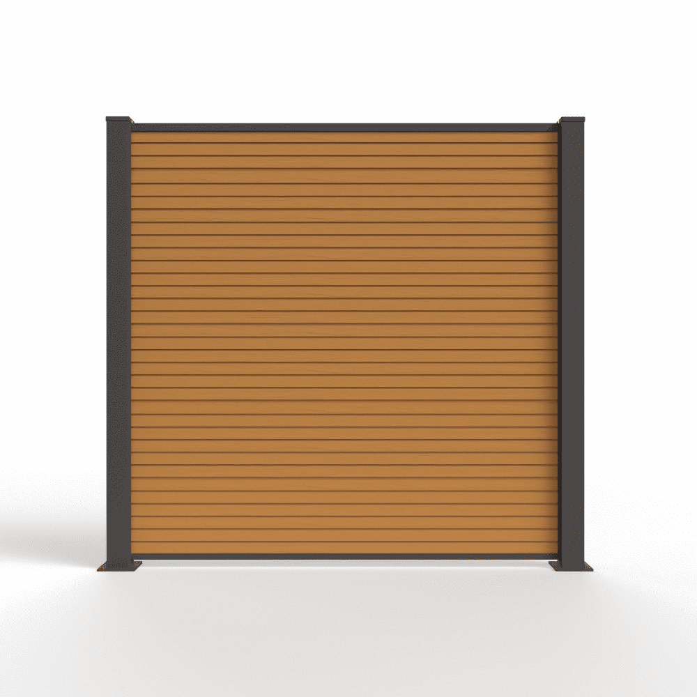 FlexPVence WPC Zaunelemente inkl. Pfosten 1,8 m