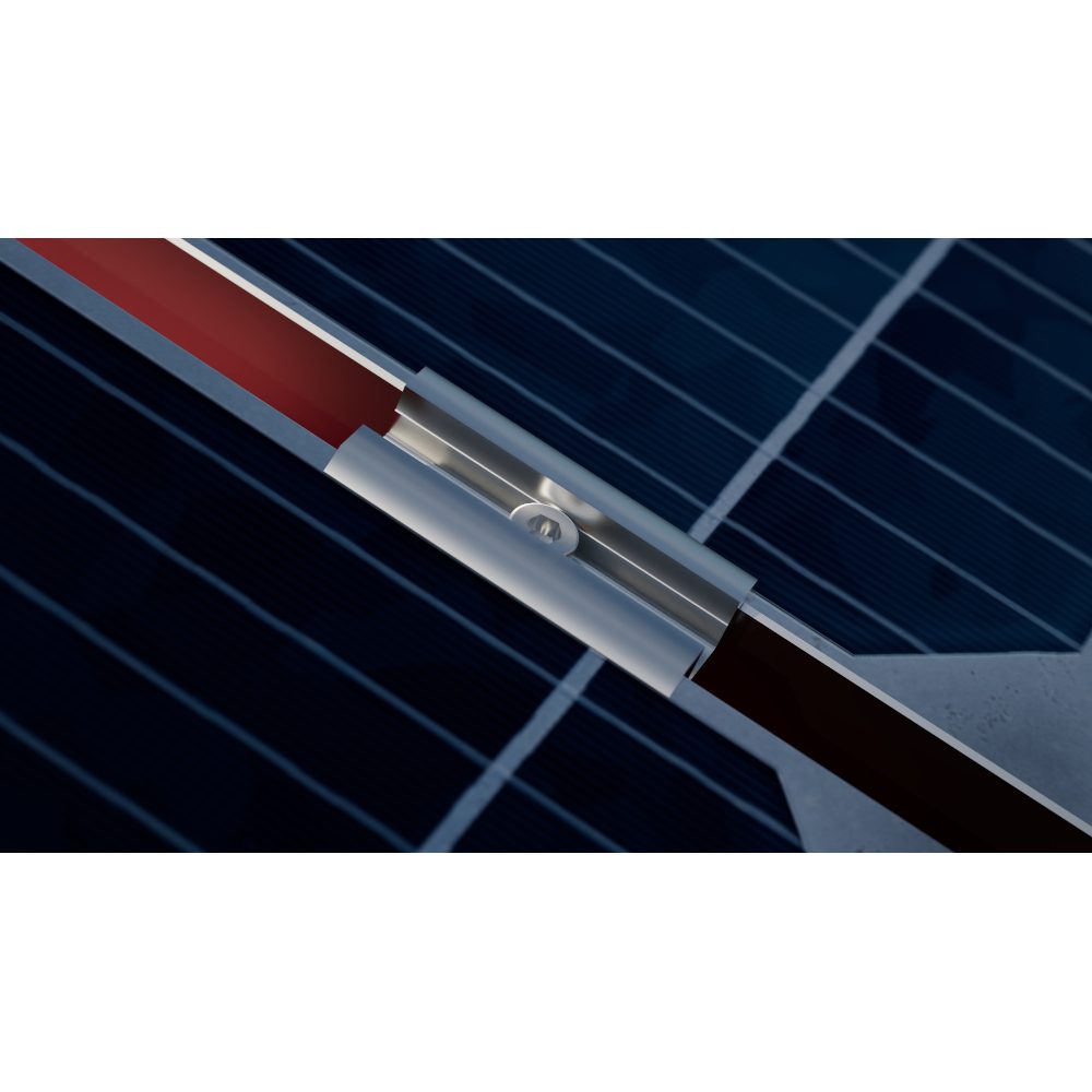 Alternative view of V8 K+ Mittelklemme mit Klick-System (schwarz, eloxiert)