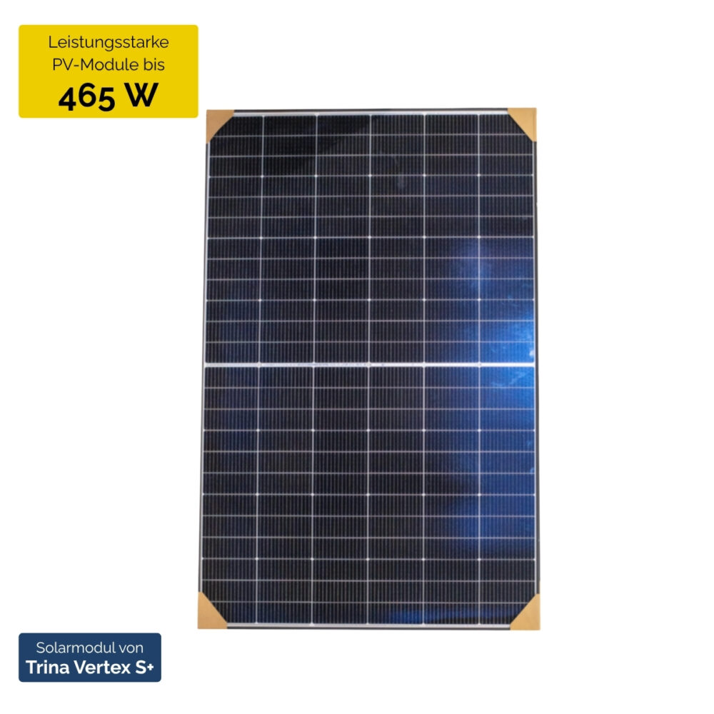 Produktbild Trina Solar Vertex S+ Shield 465W – N-Type Glas-Glas Solarpanel