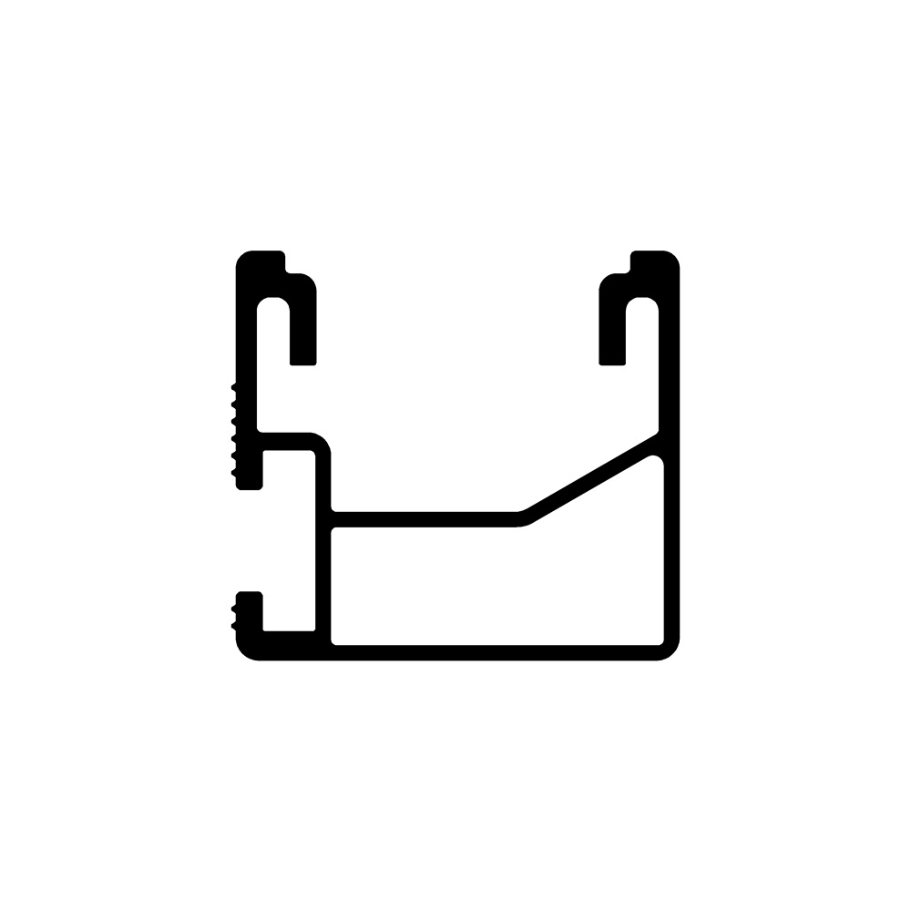 Produktbild K2 SingleRail 36 – Montageschiene Profil