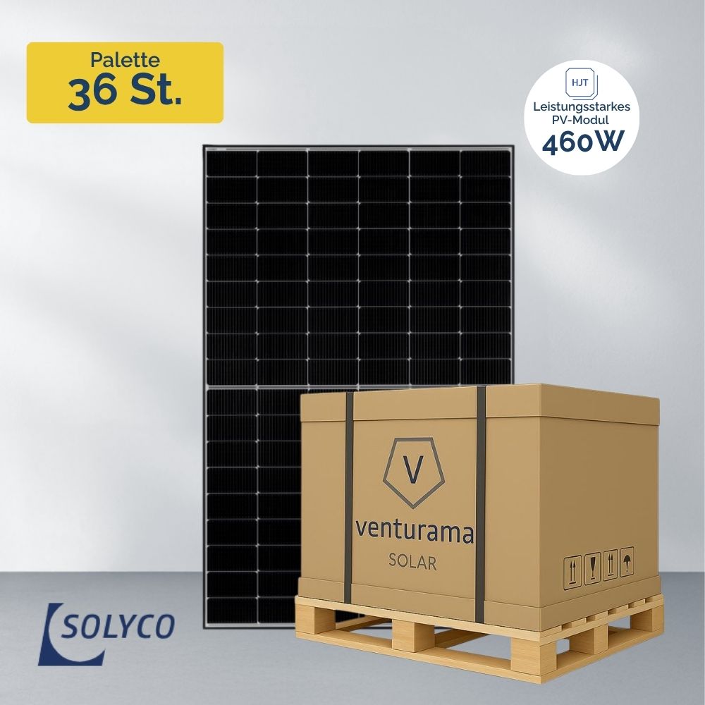 Produktbild Solyco R-WG 96n.5 (36x) 460W Glas-Glas TOPCon Palette