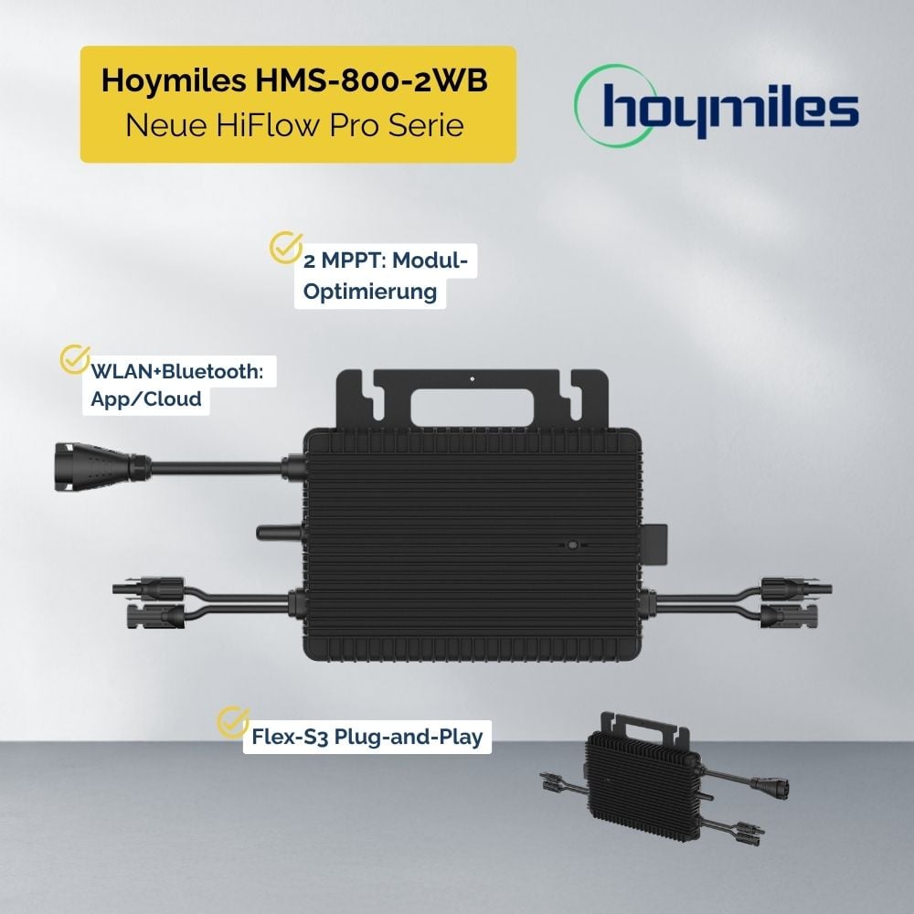 Hoymiles HMS-800-2WB HiFlow Pro 800VA – mit WLAN & Bluetooth