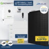 Produktbild PV Anlage 5 kWp Growatt Wit Hybrid - Inselanlage Wechselrichter - 12 x Ja Solar FB