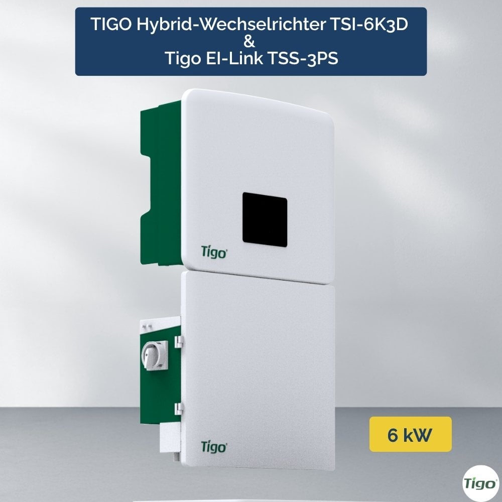 Produktbild TIGO 6 kW Wechselrichter TSI-6K3D mit EI‑Link TSS‑3PS