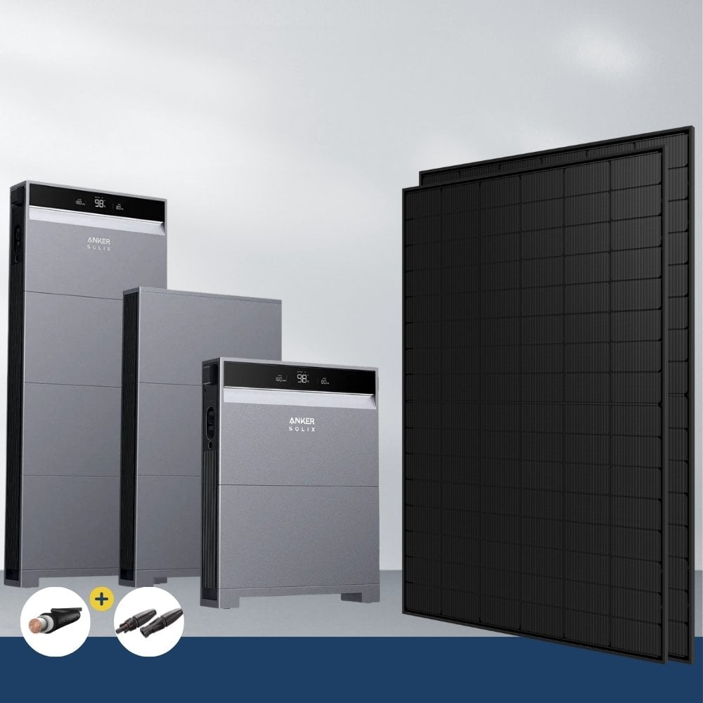 Produktbild PV Anlage 12 kWp Anker X1 Hybrid Wechselrichter All-in-One - 26 x Ja Solar FB