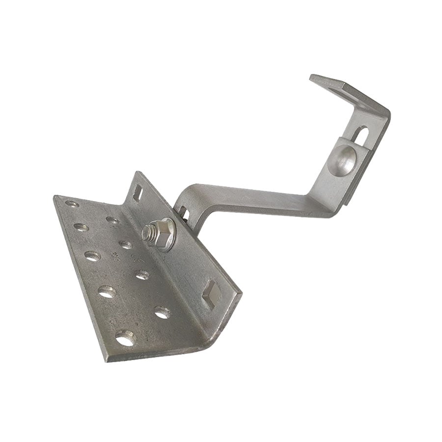 Dachhaken 3 fach verstellbar Edelstahl 1.4016 Grundplatte 4mm