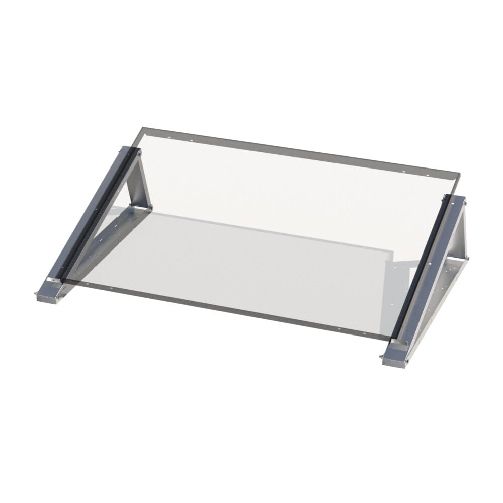 Produktbild FlatFlex Montageset alufarben mit Modul